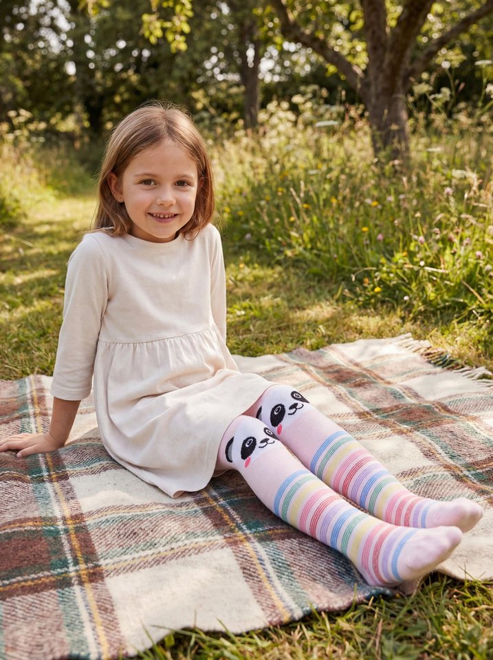 TupTam Strickstrumpfhose TupTam Mädchen Strickstrumpfhosen Bunt Gemustert 6er Pack – Bild 3 von 5