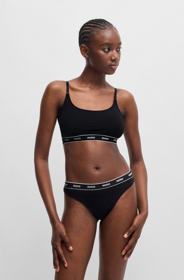 HUGO String TRIPLET THONG STRIPE (3-St) mit HUGO Logo-Elastikbund – Bild 4 von 5