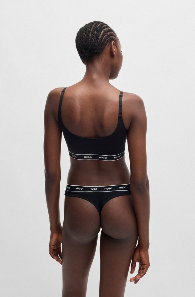 HUGO String TRIPLET THONG STRIPE (3-St) mit HUGO Logo-Elastikbund – Bild 5 von 5