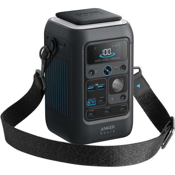 Anker Stromerzeuger Anker SOLIX C300X DC Powerstation 288Wh LiFePO4 300W für Camping, (1-tlg), Outdoor, Camping, Reisen und Notfälle
