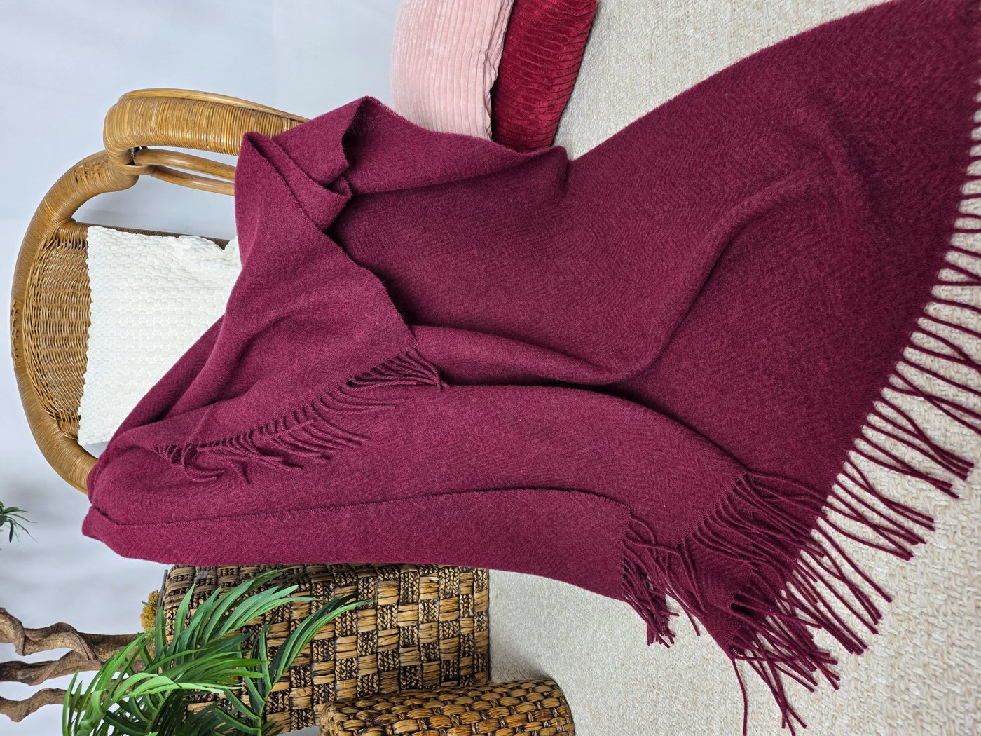 Wolldecke "TIROL M" 100 % Wolle, 140 x 200 cm in versch. Farben, STTS – Bild 3 von 5