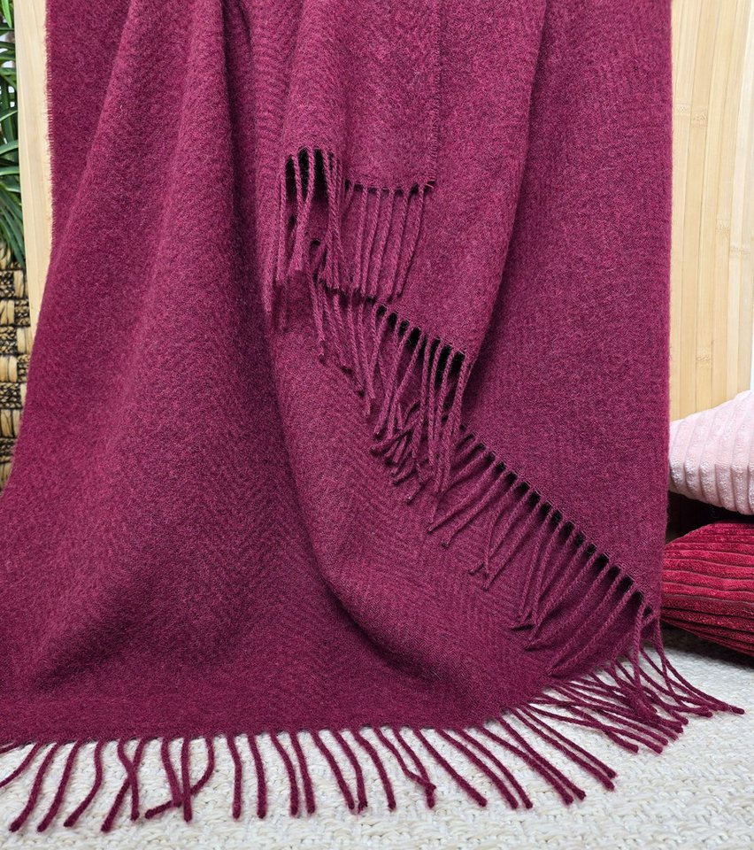 Wolldecke "TIROL M" 100 % Wolle, 140 x 200 cm in versch. Farben, STTS – Bild 4 von 5