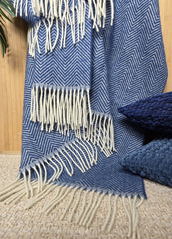 Wolldecke "TIROL M" 100 % Wolle, 140 x 200 cm in versch. Farben, STTS – Bild 4 von 5