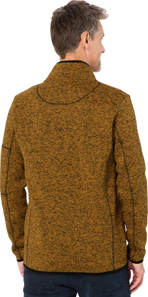 Stubai Strickfleecejacke leichte, Übergangsjacke, schnelltrocknend mit Reißverschlusstaschen – Bild 4 von 5