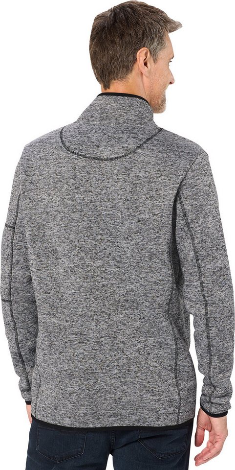 Stubai Strickfleecejacke leichte, Übergangsjacke, schnelltrocknend mit Reißverschlusstaschen – Bild 4 von 5