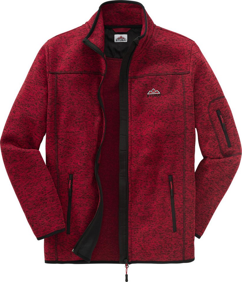 Stubai Strickfleecejacke leichte, Übergangsjacke, schnelltrocknend mit Reißverschlusstaschen – Bild 5 von 5