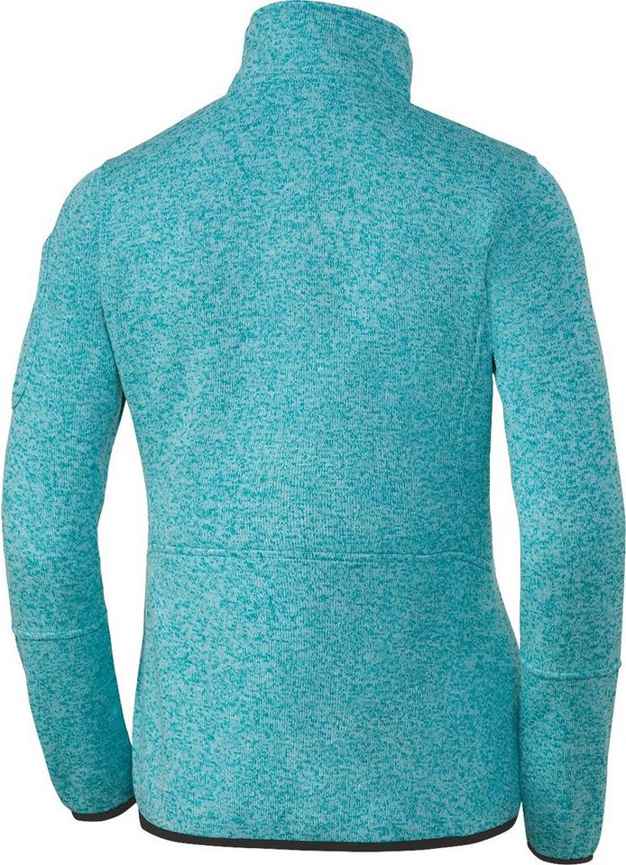 Stubai Strickfleecejacke leichte Übergangsjacke, schnelltrocknend mit Kapuze – Bild 2 von 5
