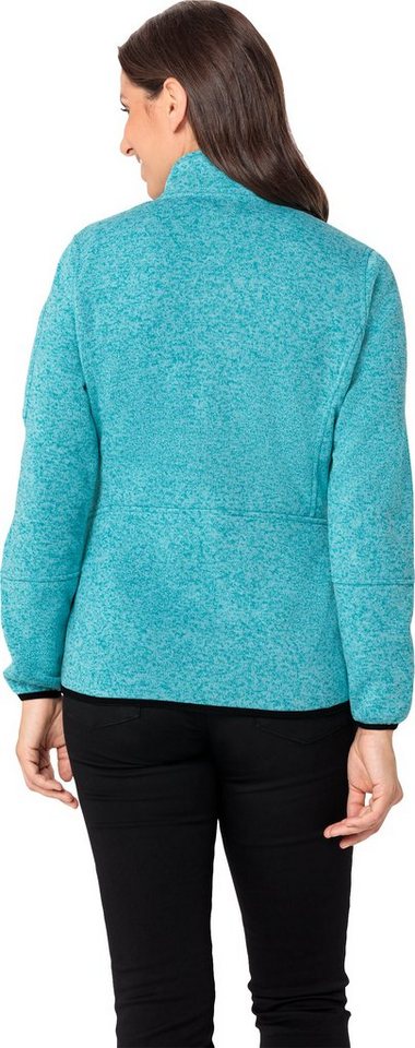 Stubai Strickfleecejacke leichte Übergangsjacke, schnelltrocknend mit Kapuze – Bild 4 von 5