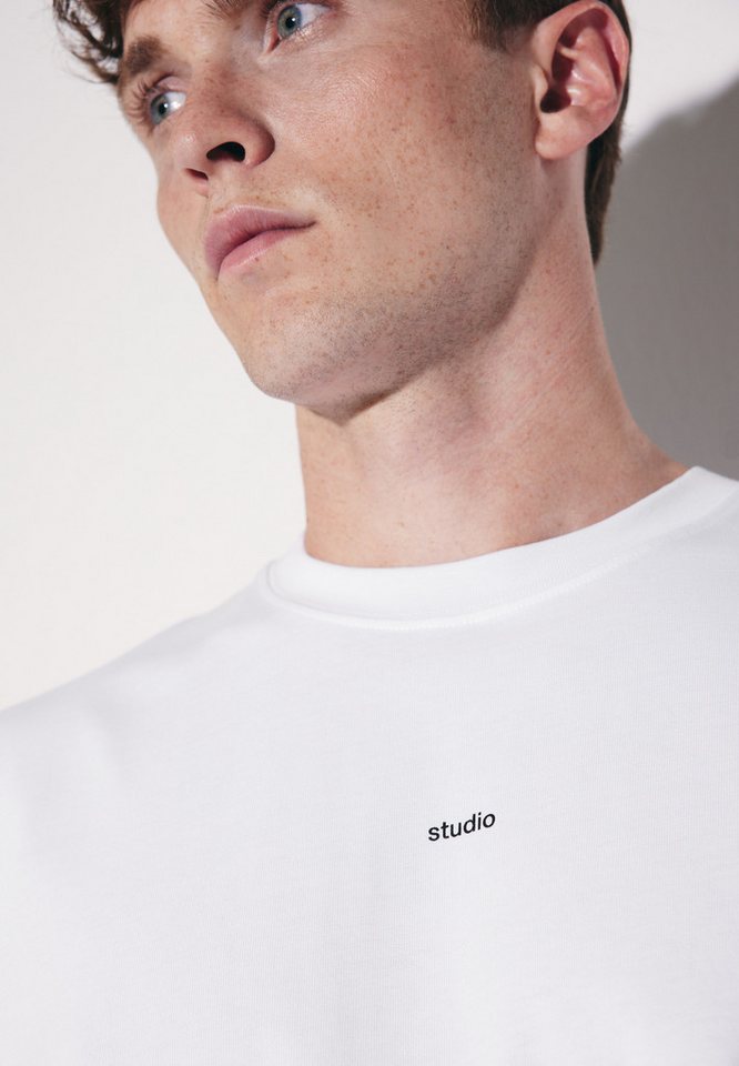 studio seidensticker T-Shirt Studio 1/2 Rundhals Uni – Bild 3 von 5
