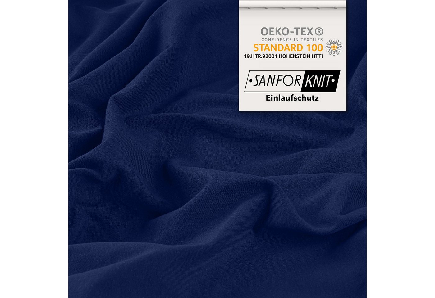 STUDIO Spannbettlaken Premium, 170 g/m², viele Größen, OEKO-TEX 100, Jersey, Gummizug: rundum, (1 Stück), 90x200 - 100x220cm Bettlaken Spannbetttuch bis 35cm Hö – Bild 2 von 5