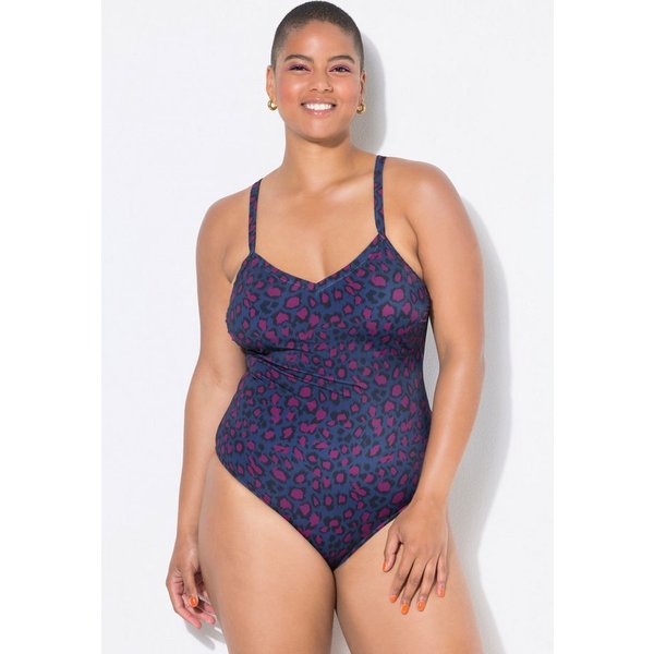 Studio Untold Badeanzug Badeanzug Softcups Color Leo Shaping