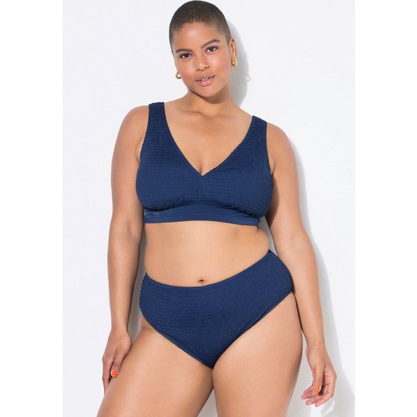 Studio Untold Bikinislip Bikini-Slip HighWaist feine Struktur Shaping