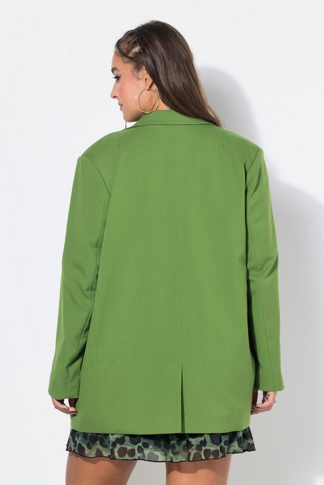 Studio Untold Blusenblazer Blazer oversized leicht elastisch einreihig – Bild 3 von 3