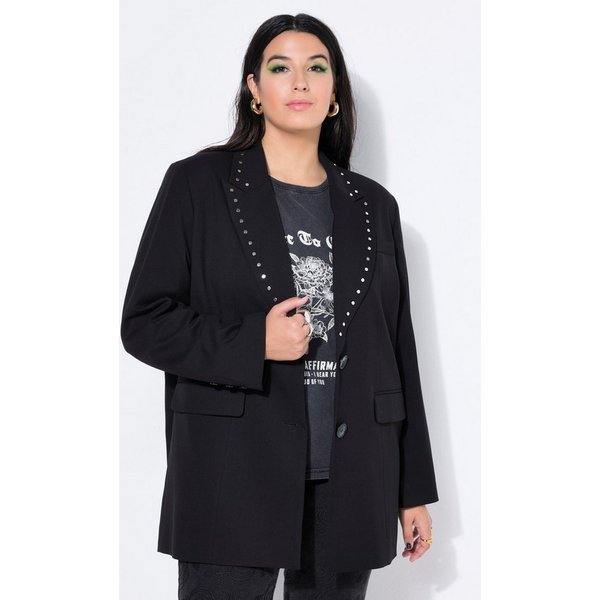 Studio Untold Blusenblazer Blazer oversized Ziernieten am Reverskragen