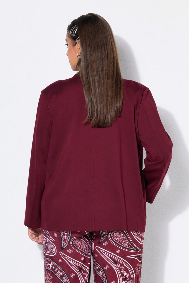 Studio Untold Blusenblazer Puntoblazer oversized Punto-di-Roma Jersey – Bild 3 von 4