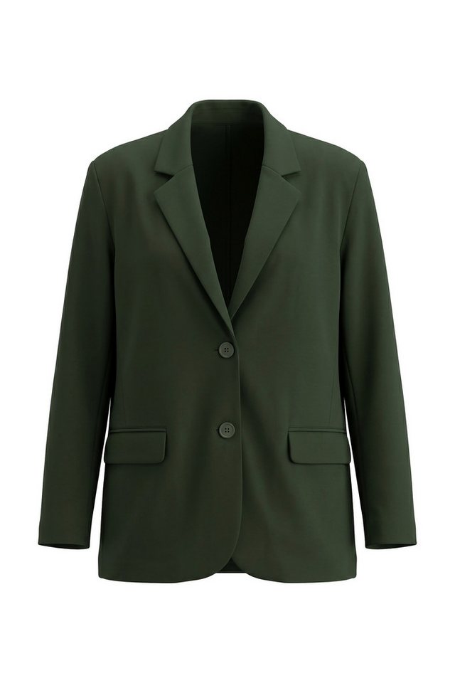 Studio Untold Blusenblazer Puntoblazer oversized Punto-di-Roma Jersey – Bild 2 von 4