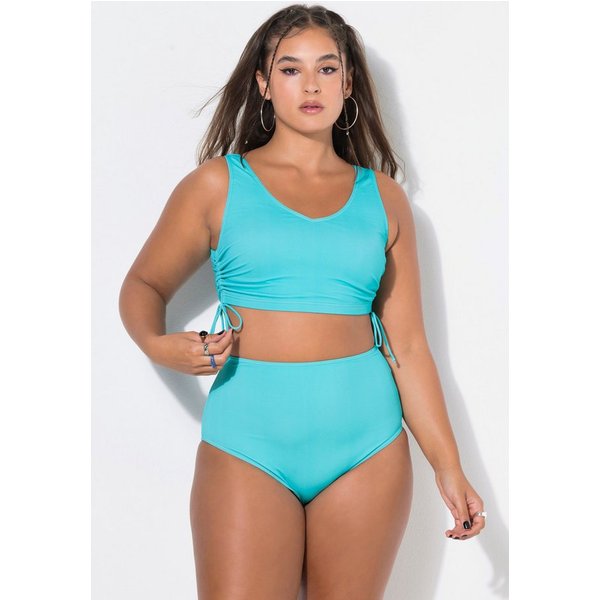 Studio Untold Bustier-Bikini Bikini-Top Softcups seitliche Raffbänder