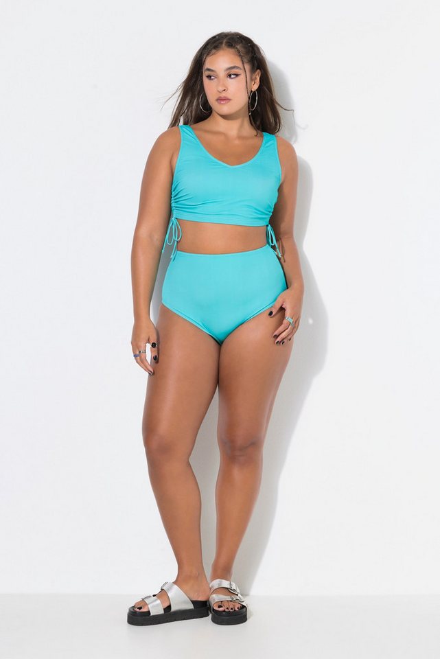 Studio Untold Bustier-Bikini Bikini-Top Softcups seitliche Raffbänder – Bild 4 von 4