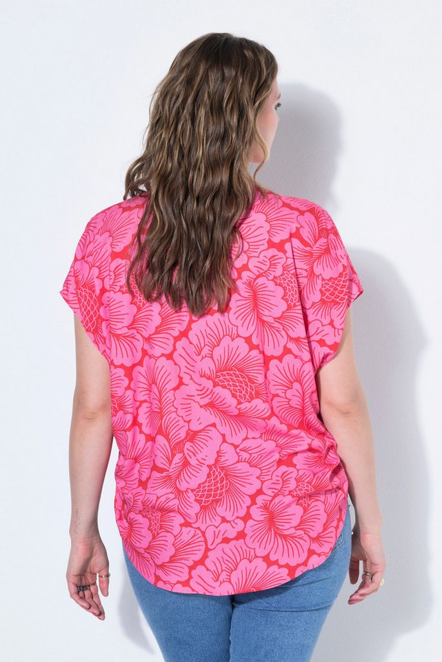 Studio Untold Hemdbluse Blusenshirt oversized Flower-Print – Bild 3 von 4