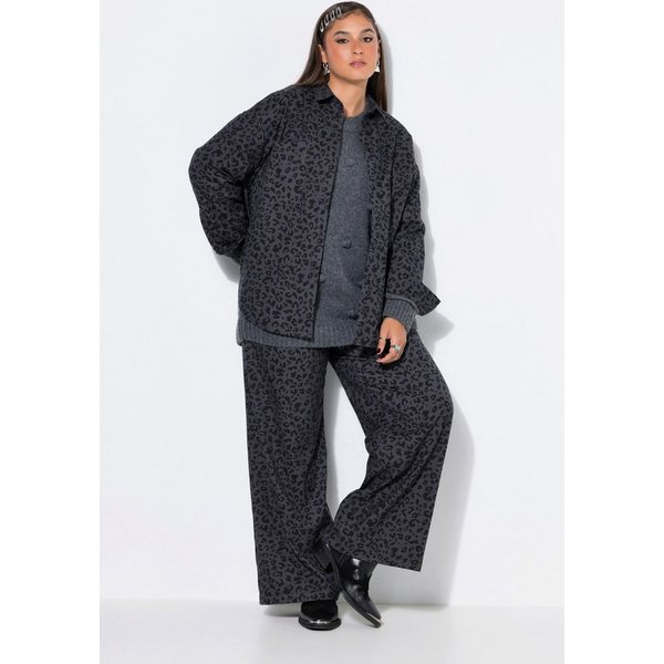 Studio Untold Hemdbluse Hemd Oversize Shape Leo Langarm