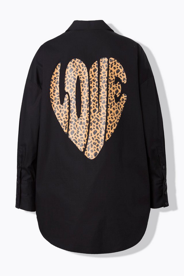 Studio Untold Hemdbluse Hemdbluse oversized Rückenprint – Bild 5 von 5