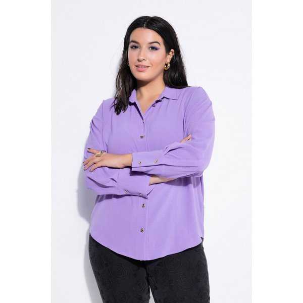 Studio Untold Hemdbluse Hemdbluse oversized Schmuckknöpfe