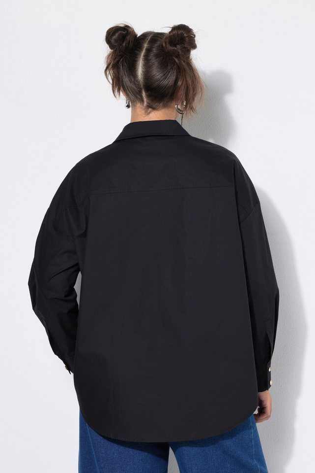 Studio Untold Hemdbluse Hemdbluse oversized SU Stickerei – Bild 3 von 4