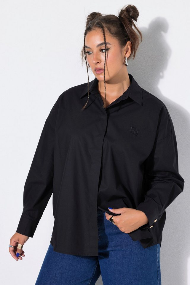 Studio Untold Hemdbluse Hemdbluse oversized SU Stickerei – Bild 4 von 4