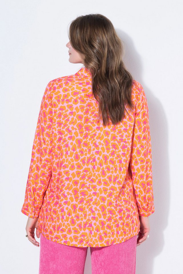 Studio Untold Hemdbluse Hemdbluse Straight Shape Color Leo – Bild 3 von 3