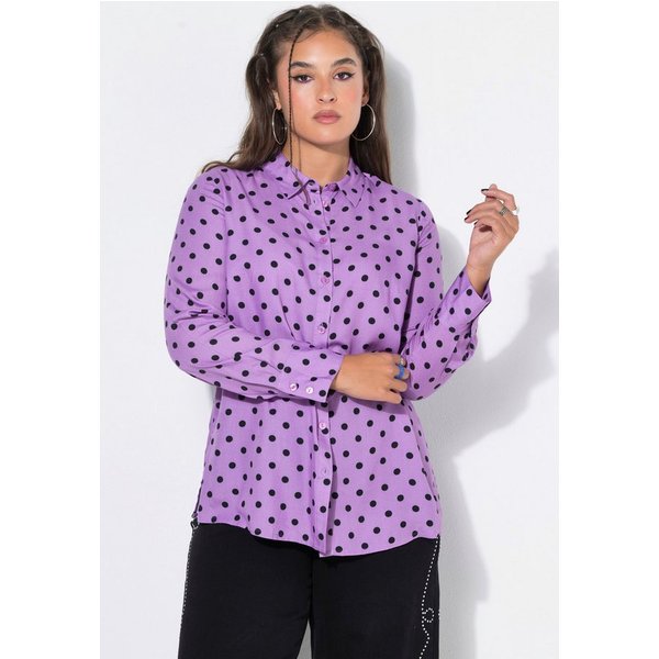 Studio Untold Hemdbluse Hemdbluse Wide Shape Polkadots