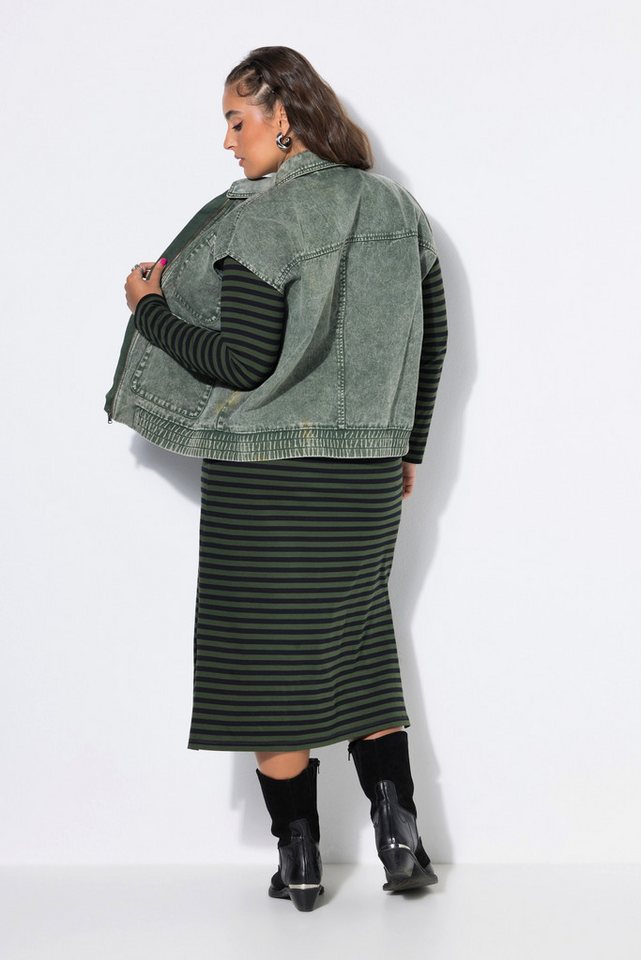 Studio Untold Jeansweste Jeansweste Blouson-Shape verwaschen – Bild 3 von 4