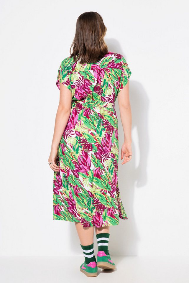 Studio Untold Jerseykleid Maxikleid oversized Jungle-Print – Bild 3 von 4