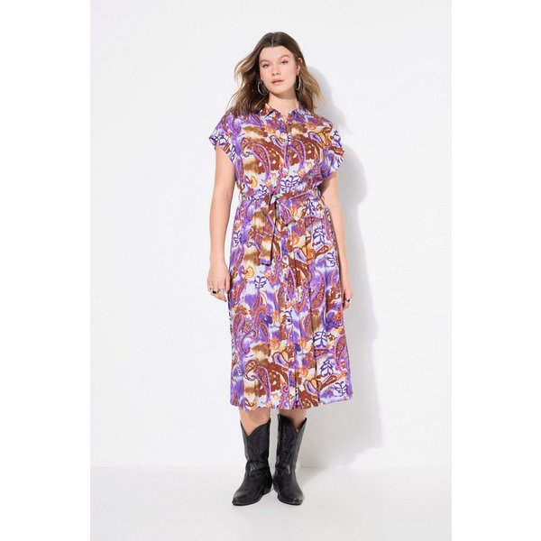 Studio Untold Jerseykleid Maxikleid oversized Paisley-Print