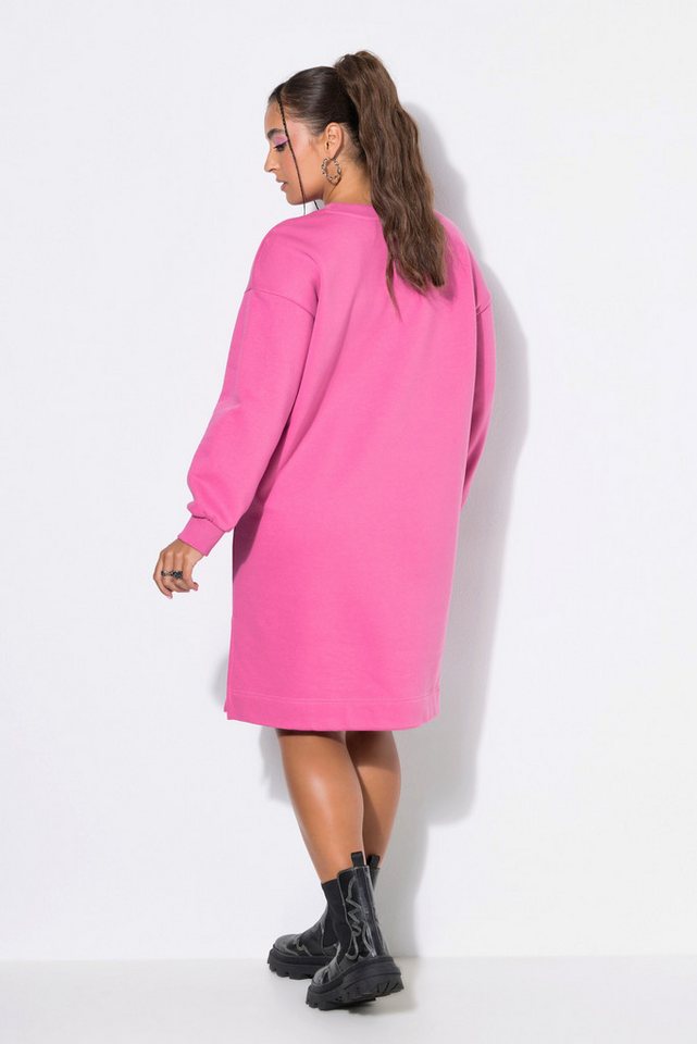 Studio Untold Jerseykleid Sweatkleid oversized Seitenschlitze – Bild 3 von 4