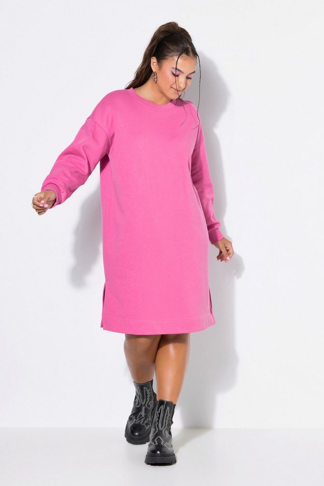 Studio Untold Jerseykleid Sweatkleid oversized Seitenschlitze – Bild 4 von 4