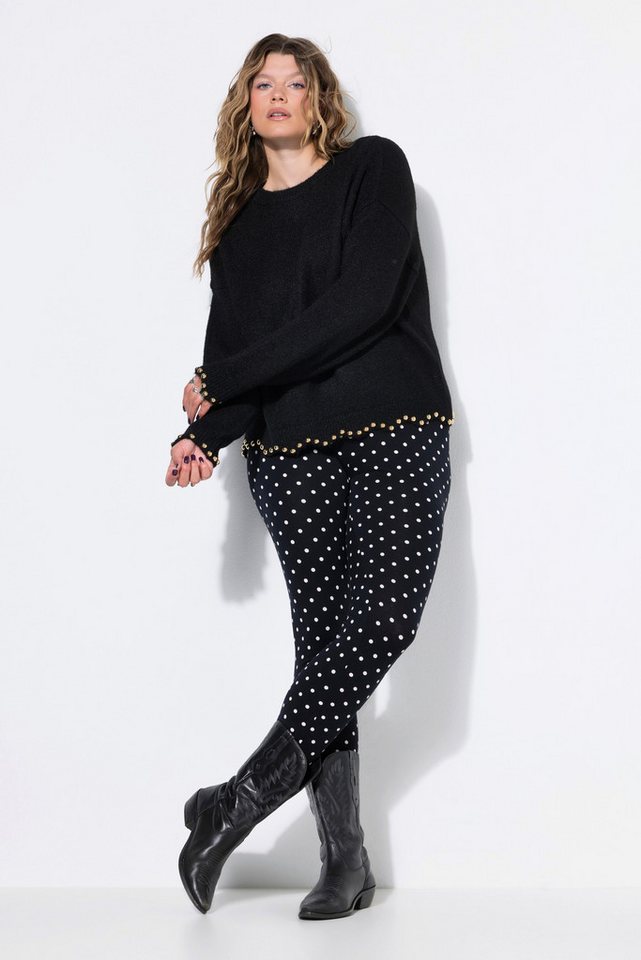 Studio Untold Leggings Leggings Tight Fit Dots Elastikbund – Bild 4 von 4