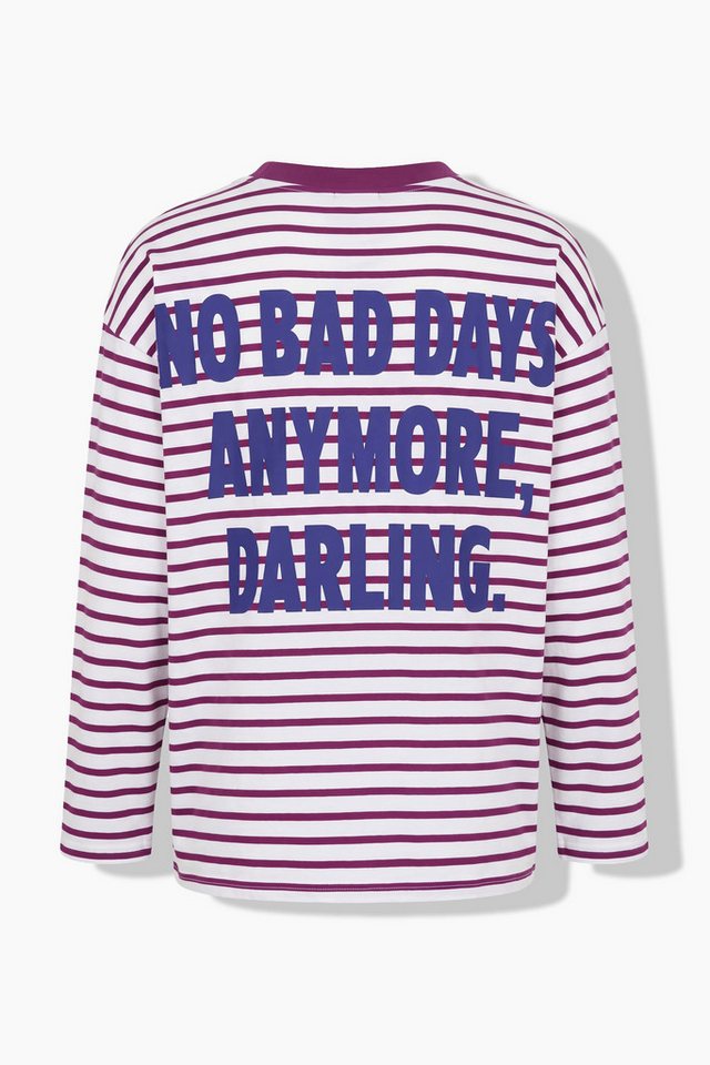 Studio Untold Longsleeve Longsleeve oversized Ringeljersey Rücken-Statement – Bild 4 von 4