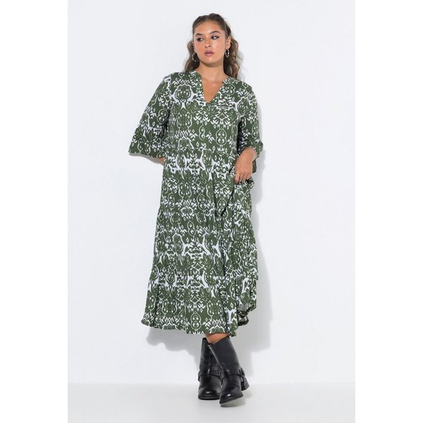 Studio Untold Midikleid Midikleid A-Line Alloverprint Volants