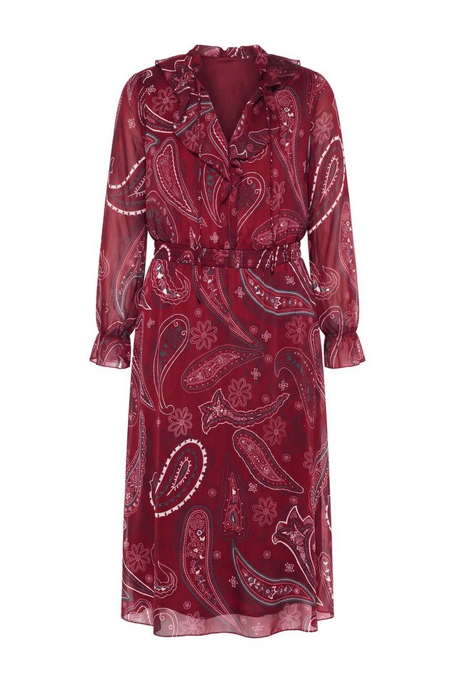 Studio Untold Midikleid Midikleid A-Line Chiffon Paisley-Print – Bild 2 von 3