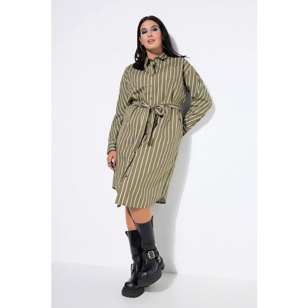 Studio Untold Midikleid Hemdblusen-Midikleid oversized Streifen