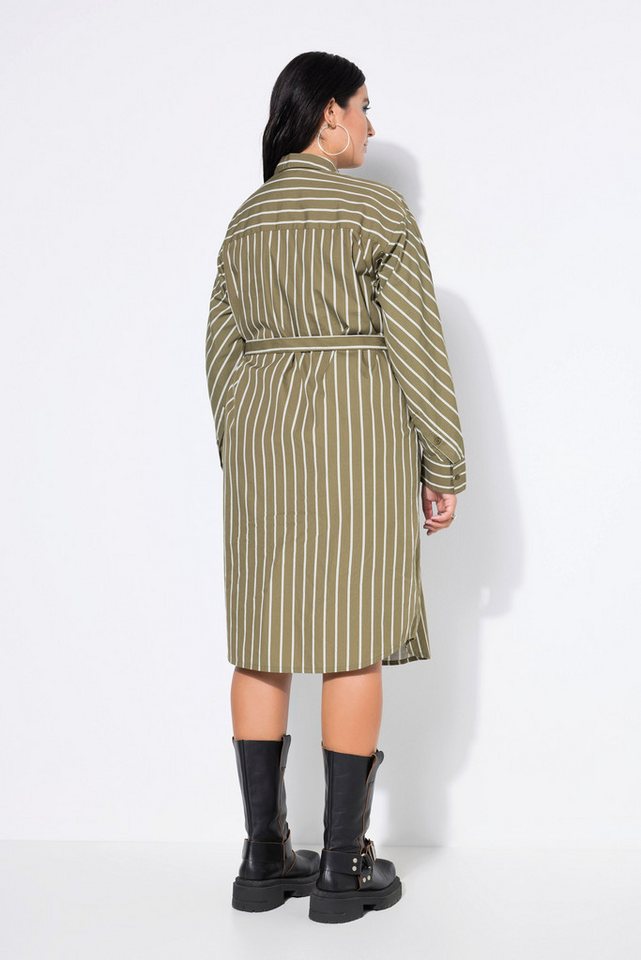 Studio Untold Midikleid Hemdblusen-Midikleid oversized Streifen – Bild 3 von 3