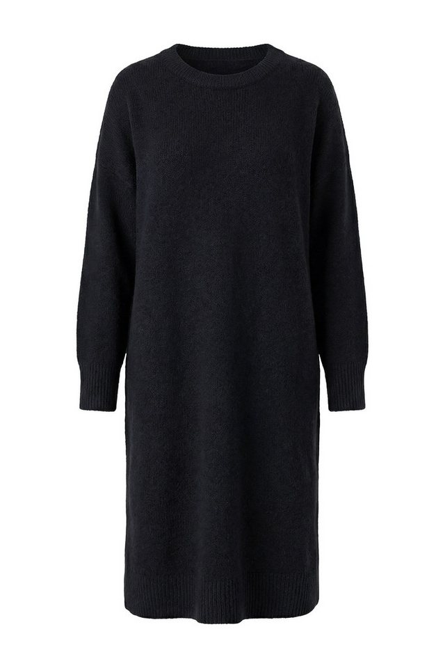 Studio Untold Minikleid Strickkleid oversized Midikleid Rundhals Langarm – Bild 2 von 3