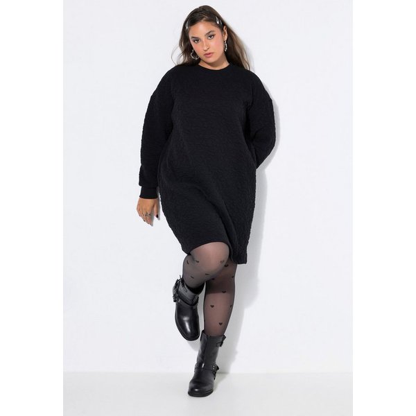 Studio Untold Minikleid Sweat-Minikleid oversized LEO-Stepp