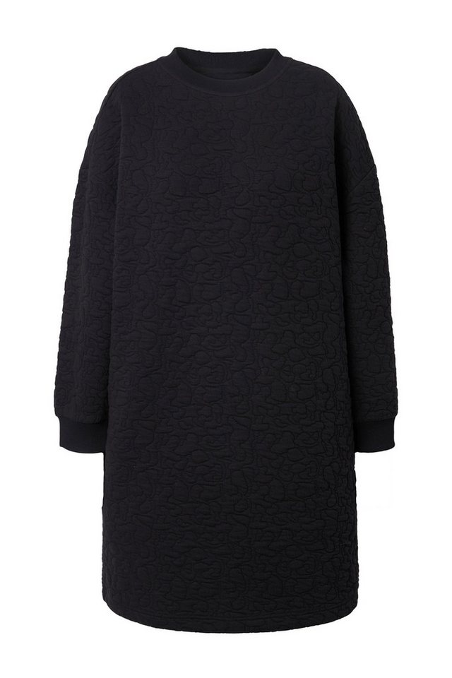 Studio Untold Minikleid Sweat-Minikleid oversized LEO-Stepp – Bild 2 von 4