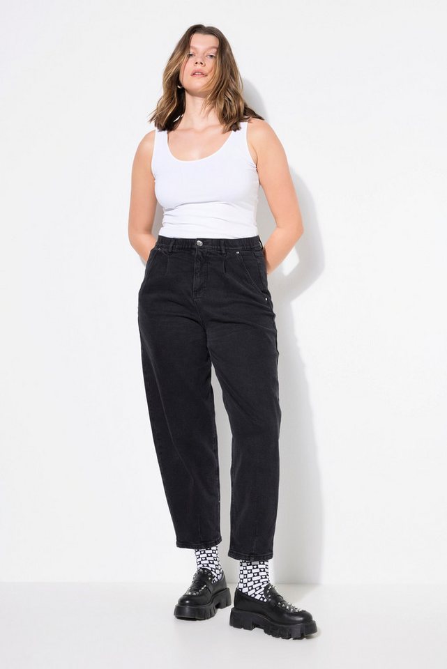 Studio Untold Regular-fit-Jeans Ballon-Jeans Wide Shape Stretchdenim 5-Pocket Bestseller – Bild 4 von 4