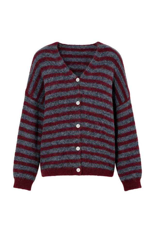 Studio Untold Strickjacke Strickjacke oversized Ringel Langarm – Bild 2 von 4