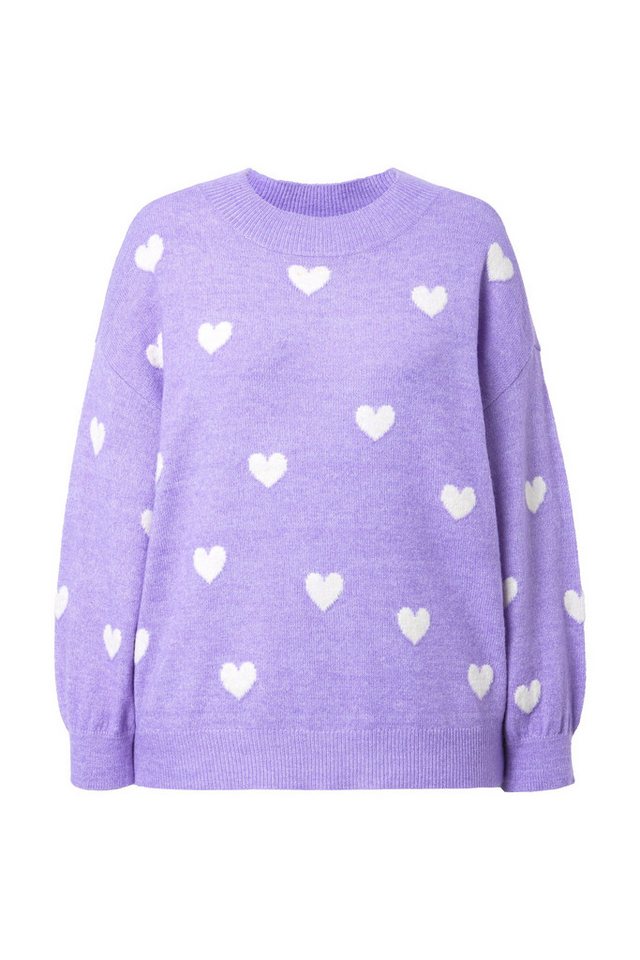 Studio Untold Strickpullover Pullover Oversize Shape Hearts – Bild 2 von 3