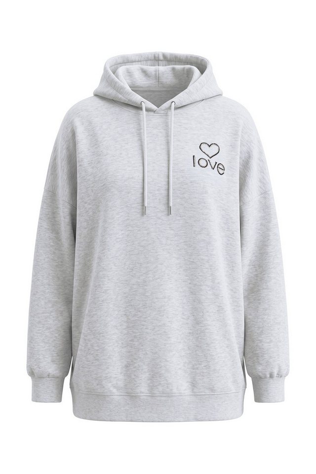 Studio Untold Sweatshirt Hoodie Oversize Shape Perlen Heart Love – Bild 2 von 3