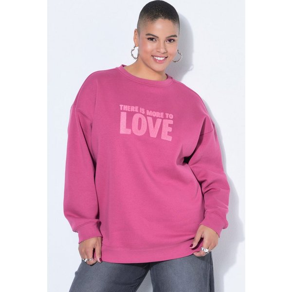 Studio Untold Sweatshirt Sweatshirt Oversize Shape Frottee Statement LOVE