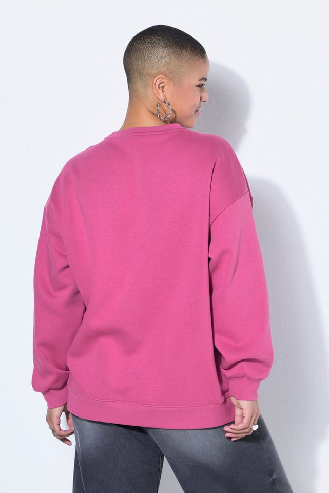 Studio Untold Sweatshirt Sweatshirt Oversize Shape Frottee Statement LOVE – Bild 3 von 3